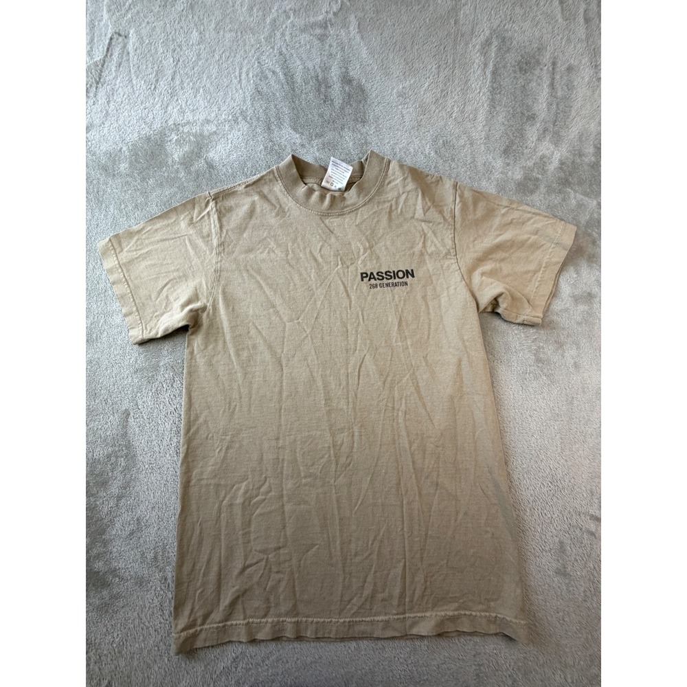 Shaka Wear T-Shirt Men Small Tan Passion 268 Generation Super Max Heavyweight